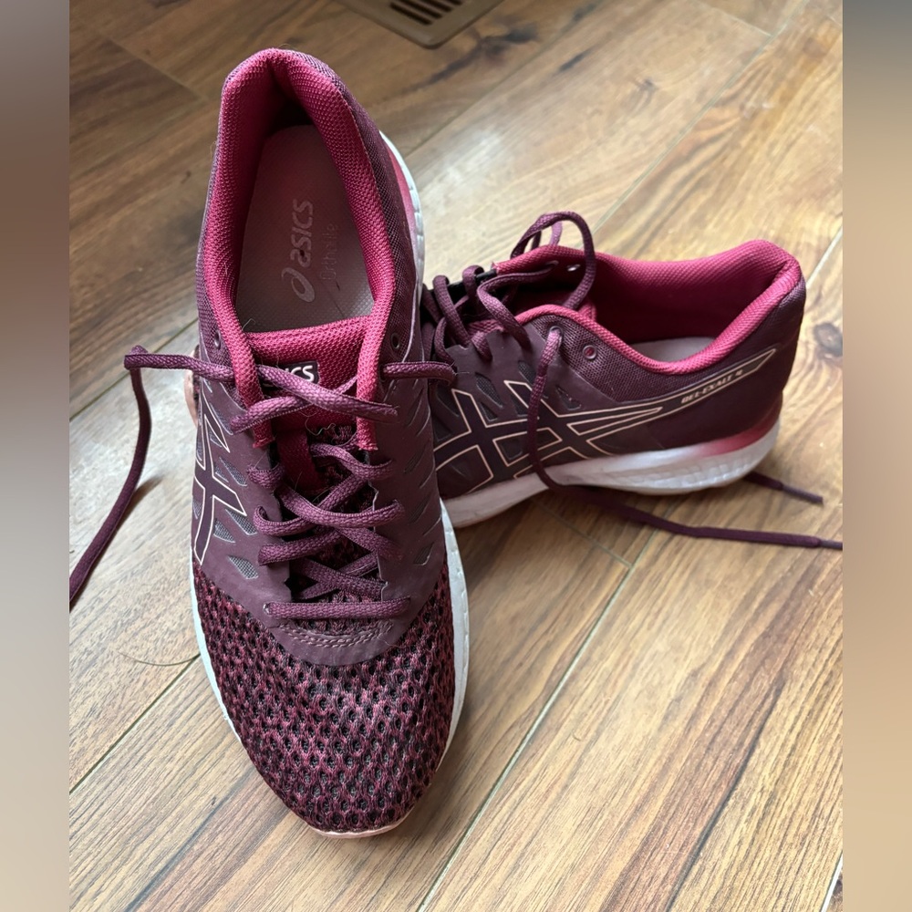 ASICS Gel-Exalt 4 Ortholite Ladies Burgundy Running Sneakers